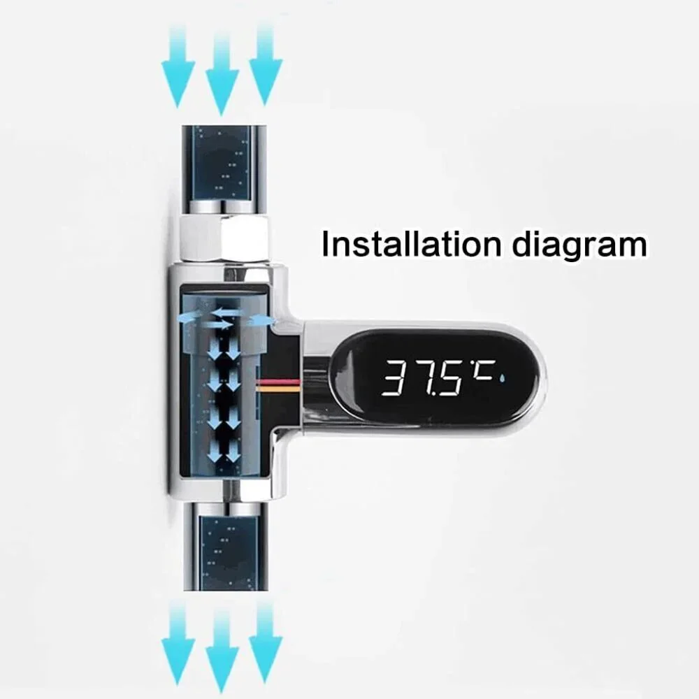 Garden Hose Thermometer Temperature Gauge Water Change Fish Tanks Aquariums F+C